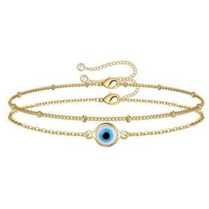 Dainty Gold Bracelets for Women, 14K Gold Filled